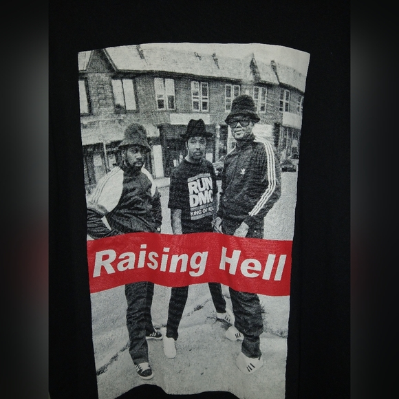 RUN DMC Raising Hell Hip-Hop Graphic Men's T-Shirt Size XL. - Picture 3 of 5